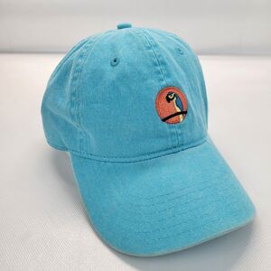 New Parrot "Dad Hat" Aqua Blue Unstructured Strapback Baseball Hat Cap